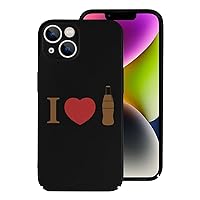 I Love Coke Phone Case Compatible with iPhone 14 PC Shell Protective Phone Shell Slim Case Cover
