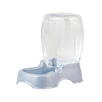 Petmate Replendish Gravity Waterer With Microban for Cats and Dogs, 3 Gallon, Pearl Ash Blue, 24406, Made in USA