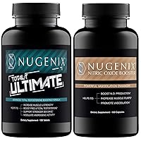 Nugenix Total-T Ultimate Testosterone Booster for Men & Nugenix Nitric Oxide Booster