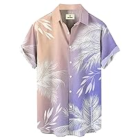 Funny Hawaiian Shirts for Men Beach Tropical Caribbean Casual Button Down Short Sleeve Cruise Mexico Summer Cuban