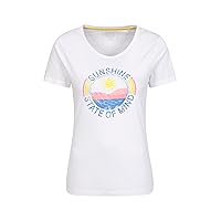 Mountain Warehouse Printed Womens Organic T-Shirt - UPF