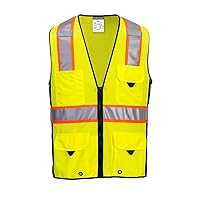 Portwest US377 Ultra Cool Surveyor Vest Yellow/Black, 4X-Large