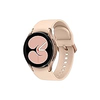 Galaxy Watch 4 40mm Smartwatch with ECG Monitor Tracker for Health, Fitness, Running, Sleep Cycles, GPS Fall Detection, Bluetooth, US Version, SM-R860NZDAXAA, Pink Gold