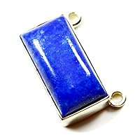 Natural Blue Lapis Lazuli Pendant Necklaces Chakra Healing 925 Sterling Silver Handcrafted