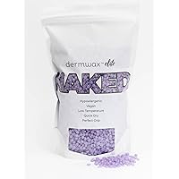 Dermwax Elite Sparkle Lilac Wax Beads (Stripless) 28oz (1.76 lbs)
