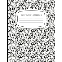 Composition Notebook: Piano Music Cute Wide Ruled Lined Composition Notebook Gift for Kids, Boys and Girls | 100 pages | 7.44 x 9.69
