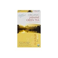 Prince of Peace Organic Jasmine Green Tea, 2 Pack - 100 Tea Bags Each – 100% Organic Green Tea – Unsweetened Green Tea – Lower Caffeine Alternative to Coffee – Herbal Health Benefits