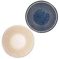 Minorutouki Mino Ware Albee-Water-repellent Lightweight Dish 2 color set, φ5.78×H0.98in 5.75oz Made in Japan
