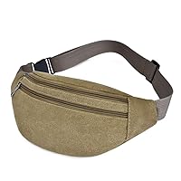 Sports Canvas Waist Pack Multi-functional Outdoor Hiking Waist Pack Running Waist Pack (Color : E, Size : 31 * 14 * 2CM)