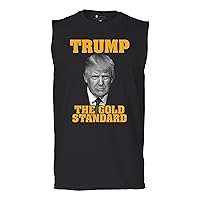 Trump The Gold Standard Muscle Shirt President 2024 MAGA First Make America Great Again Republican Deplorable Men's