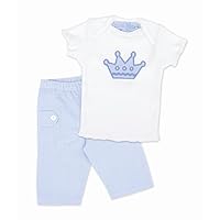 Mud Pie Baby Little Prince Gingham Pants and Tee