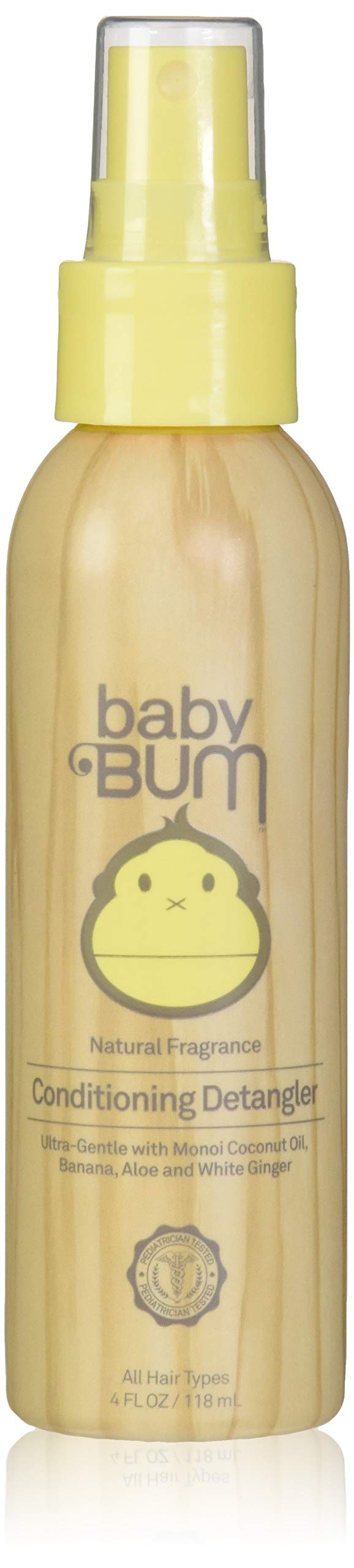Baby Bum Baby Bum Conditioning Detangler Spray - Leave-in Conditioner â€“ Natural Fragrance - Gentle & Safe With Soothing Coconut Oil - 4 Fl Ounce, 4 Fluid Ounce (Pack Of 6)