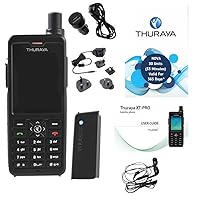 Thuraya XT-PRO Satellite Phone Telephone & NOVA Prepaid SIM Card with 170 Units (200 Minutes) 365 Days Validity* - Voice, Text Messaging SMS