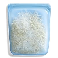 Stasher Platinum Silicone Food Grade Reusable Storage Bag, Blue (1/2 Gallon) | Reduce Single-Use Plastic | Cook, Store, Sous Vide, or Freeze | Leakproof, Dishwasher-Safe, Eco-friendly | 64 Oz