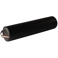 Master Massage Tables Full Round Massage Bolster Pillow Cushion, Black