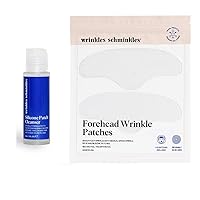 Forehead Wrinkle Silicone Patches + Patch Cleanser Bundle
