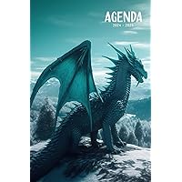 Agenda 2024 2025: Organisateur et Planificateur Journalier | 1 Jour Par Page | Primaire, Collège, Lycée, Etudiant | Couverture Dragon (French Edition)
