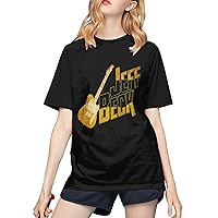 Jeff Beck Logo Baseball T Shirt Women's Casual Tee Summer O-Neck Short Sleeves Shirts Black