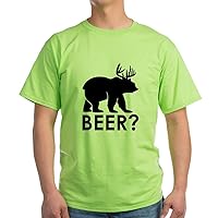 Green T-Shirt Deer Plus Bear Equals Beer! - 2X