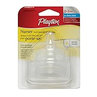 Playtex Drop-Ins NaturaLatch Silicone Nipple - Slow Flow - 2 Pack (Discontinued by Manufacturer)