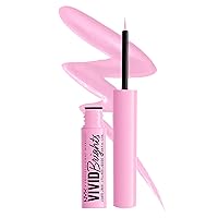 Vivid Brights Liquid Liner, Smear-Resistant Eyeliner with Precise Tip - Sneaky Pink