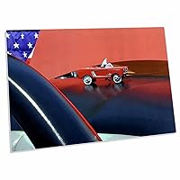 3dRose Beverly Turner Photography - Toy on Toy, Cars - Desk Pad Place Mats (dpd-11888-1)