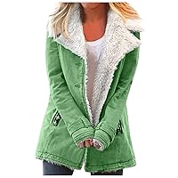 FQZWONG Winter Coats For Women 2023 Warm Clothes Fleece Sherpa Jacket Fuzzy Lightweight Fashion Casual Outerwear Clothing