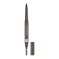 Rimmel London Brow This Way Eyebrow Definer, Long-Wearing, Easy to Apply, Built-In Spoolie, 002, Medium Brown, 0.01oz