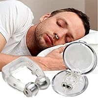 Snoring Solution, Magnetic Anti Snore Clip, Magnetic Nose Clip, Snore Stopper Silicone Nose Device, Comfortable & Professional Anti Snoring Devices for Peaceful Night