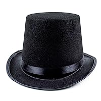 Green Strape Black Magician Hat Mr Monopoly Cosplay Costume Hat Cap Butler Formal Top for Kids Teen Adult Party Comedy Show