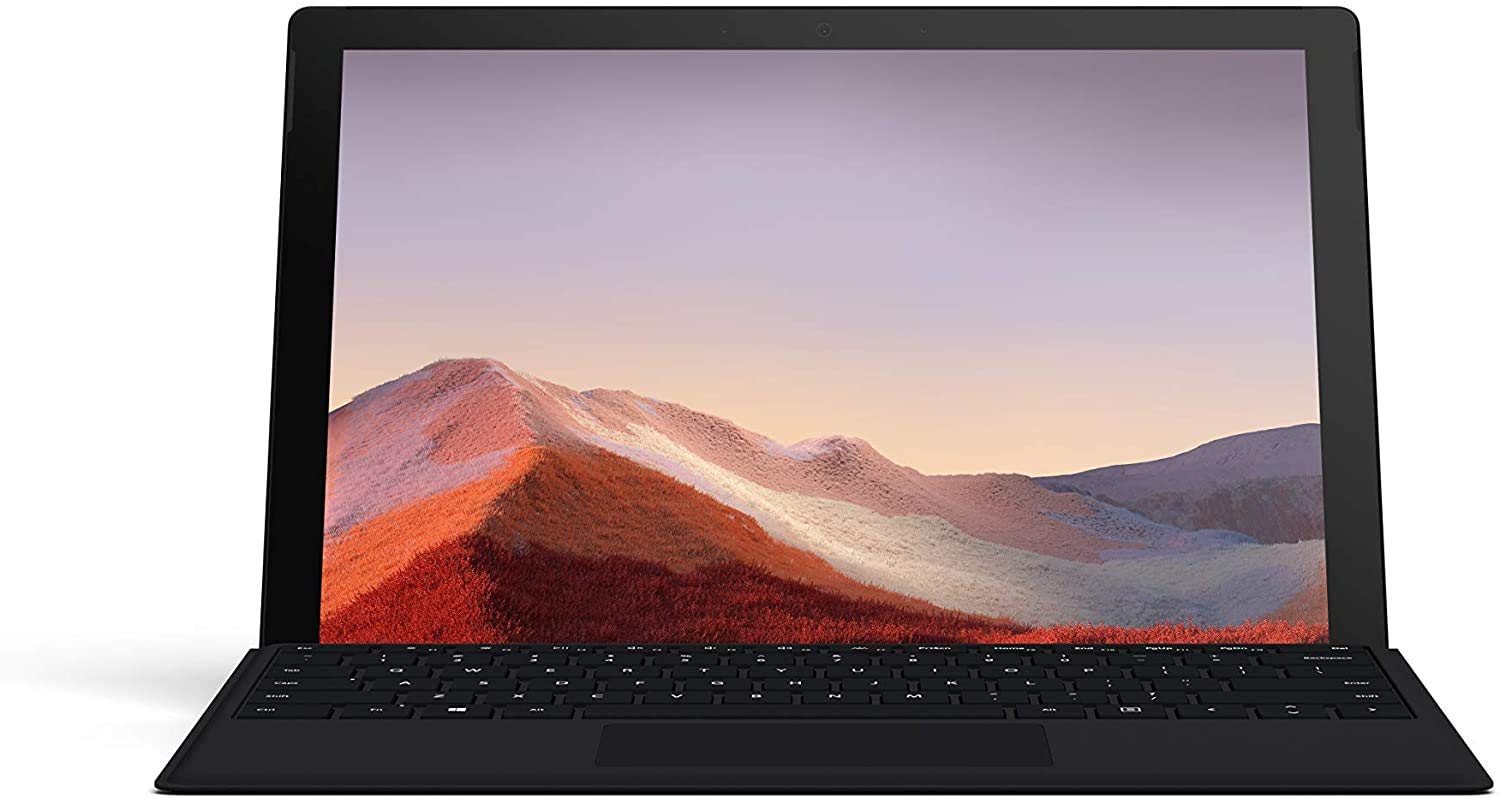 Microsoft Surface Pro 7 (PVT-00015) | 12.3in (2736 x 1824) Touch-Screen | Intel Core i7 Processor | 16GB RAM | 256GB SSD Storage | Windows 10 Pro | Black