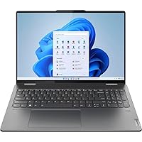 Lenovo 2024 Yoga 7 2-in-1 16” WQXGA IPS Touch Laptop 12-Core Intel Core i7-1360P Iris Xe Graphics 16GB LPDDR5 2TB NVMe SSD 2xThunderbolt4 WiFi AX HDMI Backlit KB Fingerprint Windows 11 Pro w/RE USB