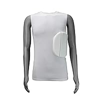 Topeter Youth Padded Compression Shirt, Chest Protector, Heart Guard  Sternum Protection Shirt