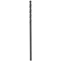 BOSCH BL2639 1-Piece 3/16 In. x 6 In. Extra Length Aircraft Black Oxide Drill Bit for Applications in Light-Gauge Metal, Wood, Plastic