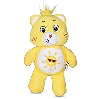 Plush Squeaky Toy Funshine Bear, 6” with Squeaker Inside and Crinkle Ears | Funshine Bear for Dogs Squeaky Plush Toy | Collectible Care Bears Dog Toys (FF19793)