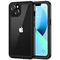 Lanhiem for iPhone 13 Mini Case, IP68 Waterproof Dustproof Shockproof Cases with Built-in Screen Protector, Full Body Sealed Protective Front and Back Cover for iPhone 13 Mini, 5.4 inch (Black)