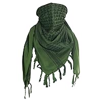 Ever Fairy Military Shemagh Tactical Desert Scarf Cotton Arab Keffiyeh Tactical Scarf Head Neck Face Wrap for Men Women