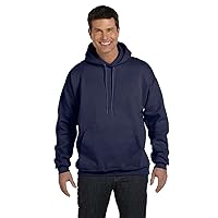 Hanes Cotton/Poly 10 oz Ultimate Cotton Hooded Sweatshirt in Navy - XXX-Large