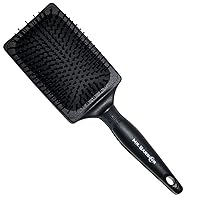 Mr. Barber Hair Styling Paddle Detangle Brush Nylon Bristles for Women Men Kids Stimulate Scalp Help Growth Add Shine and Lustre