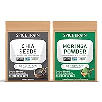 SPICE TRAIN, Chia Seeds (397g) + Moringa Powder (397g)