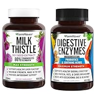 Digestive Enzymes with 18 Probiotics & Herbs Milk Thistle Capsules