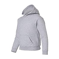 Gildan Youth Hooded Sweatshirt, Style G18500B Sport Grey