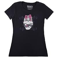 Metal Mulisha Womens Pretty Graved T-Shirt