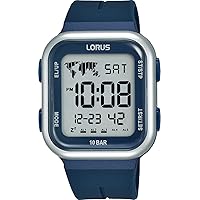 Lorus Sport Man Mens Digital Watch with Silicone Bracelet R2353PX9
