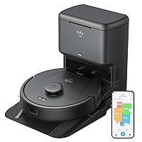 eufy L60 Robot Vacuum with Self Empty Station, Hair Detangling Technology, Up to 60 Days Hands Free Cleaning, 5,000 Pa Suction, Remove Hair, Dust