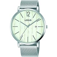 Lorus Mens Analog Quartz Watch with Stainless Steel Bracelet RH997MX9