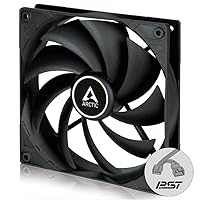 ARCTIC F14 PWM PST CO - 140 mm Case Fan with PWM Sharing Technology (PST), Dual Ball Bearing for Continuous Operation, Quiet, Computer, 200-1350 RPM - Black