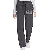 Custom Emroidered Women's Scrub Pant Add Your Embroidery Text Logo Monogram Initials Workflex Cargo Pant