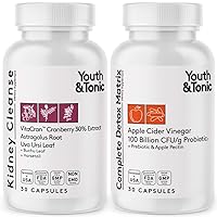 Youth & Tonic Kidney Cleanse & ACV Detox Pills