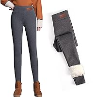 Super Thick Cashmere Leggings for Women - Fleece Lined Tights Women Plus Size Fleece Lined Leggings Butt Lift